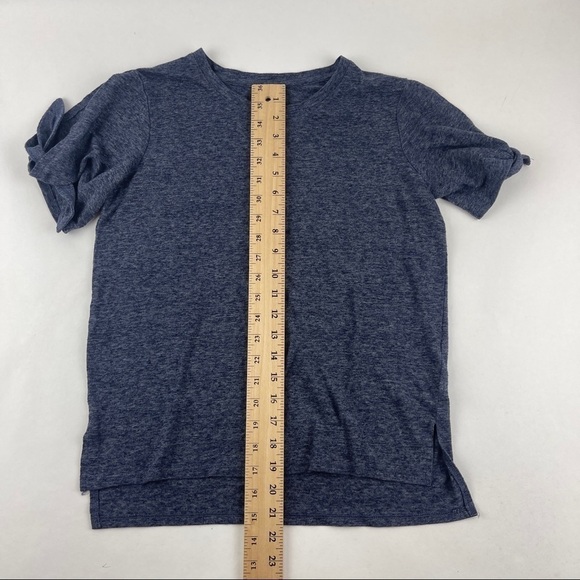 Old Navy Tshirt Girls XL 14 Blue Tie Short Sleeve - Picture 5 of 8